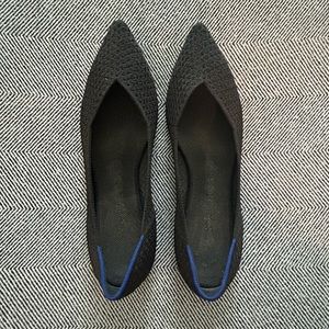 Rothy’s “The Point” black flats
